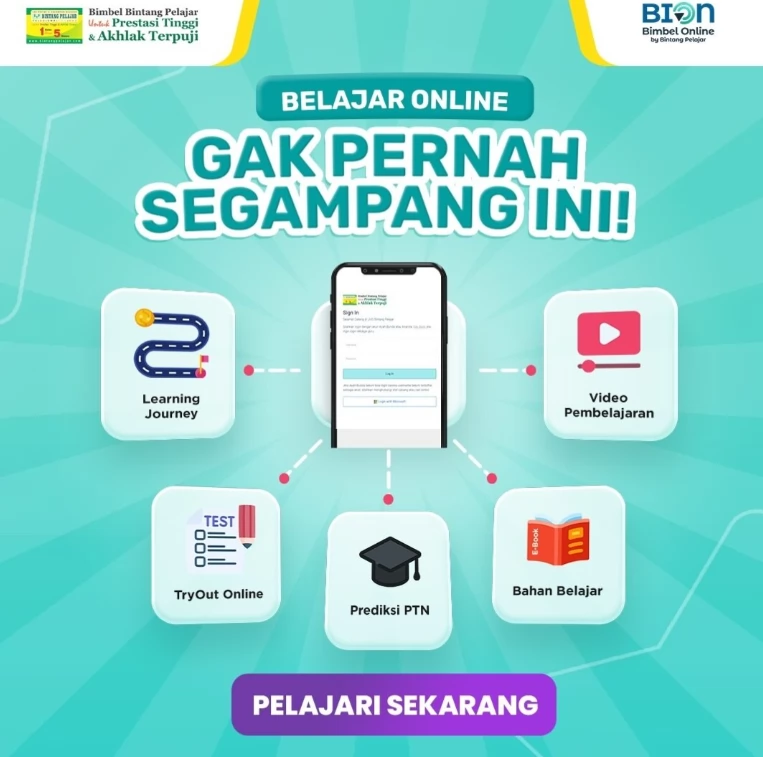 Bimbel SNBT Bintang Pelajar dengan Kelas Diskusi dan Simulasi Real Time Skor CBT